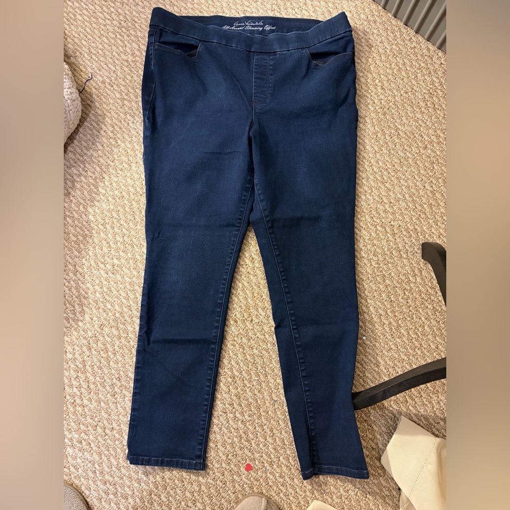Gloria Vanderbilt Navy Skinny Jeans